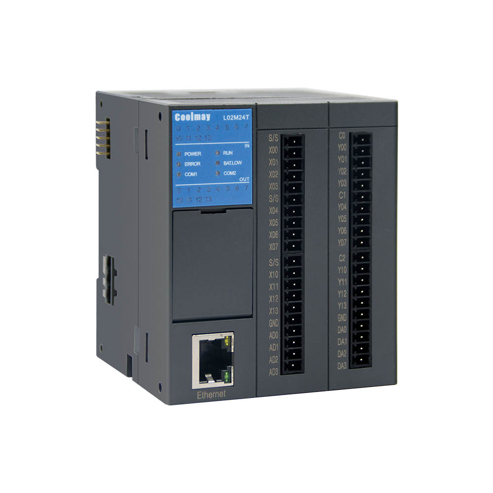Buy cheap 24I/O Analog CPU Programmable Logic Controller Built In Ethernet product
