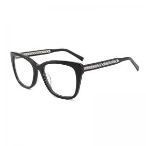Buy cheap AC Lens Cateye 140 mm Temples Eye Glasses Acetate Handmade Unique product