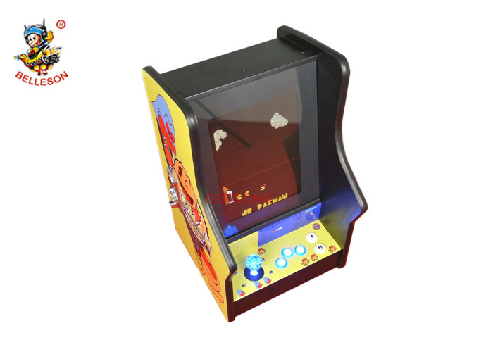 Yellow Mini Pac Man Arcade Game Machine Coin Operated For Entertainment Sites for sale