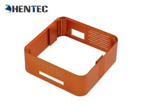Buy cheap Orange Color Customized Extruded Aluminum Pcb Enclosure With Finished Machining product