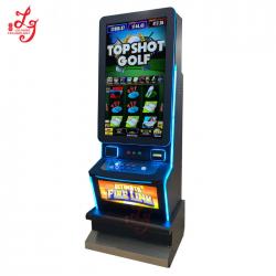 China 43 Inch Touch Screen Fusion 5 Games Machines Monitors With LED Lights Mounted Working With Fusion 5 For Sale for sale