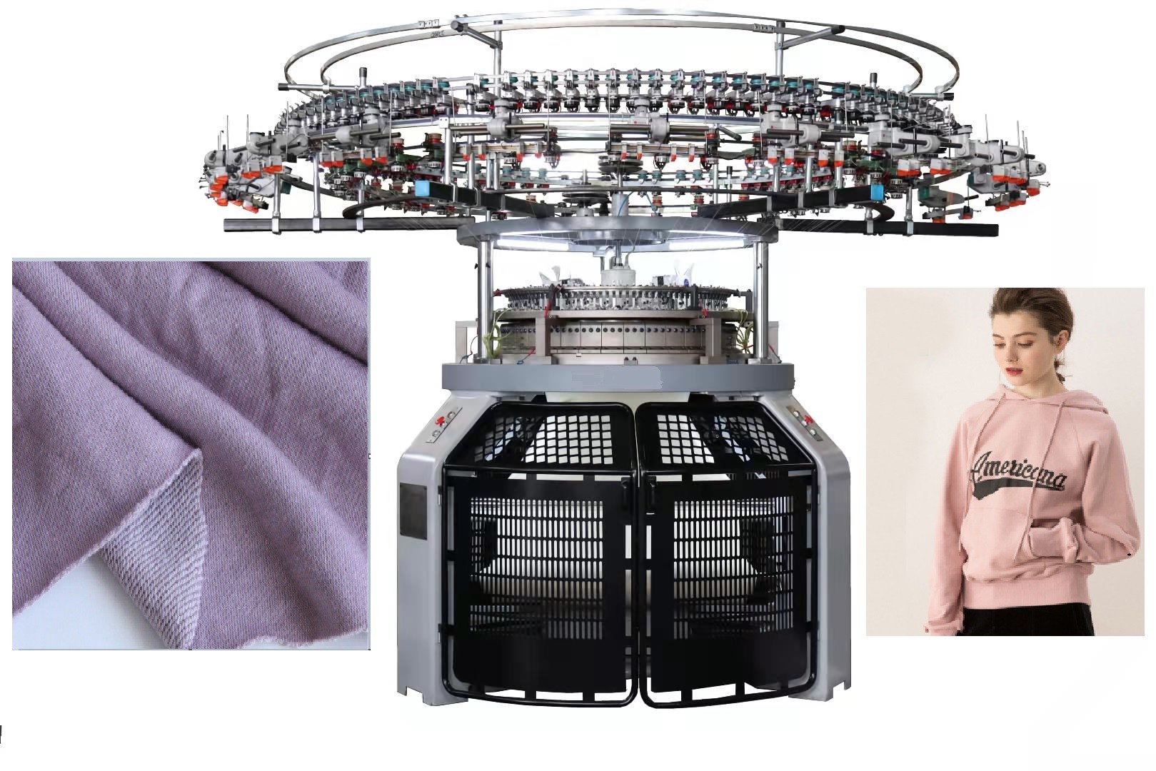 220V/380V/440V Fleece Circular Knit Machine Electric Fully Automatic for sale
