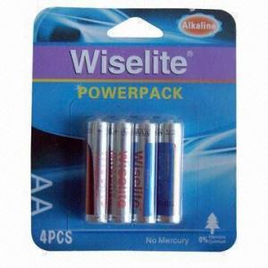 Buy cheap 4B Power Pack Alkaline LR6 AA Batteries with 1.5V Nominal Voltage from wholesalers