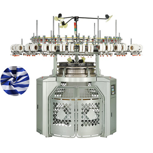 French Diamond Pique Single Jersey Circular Knitting Machine With Needle Sinker for sale