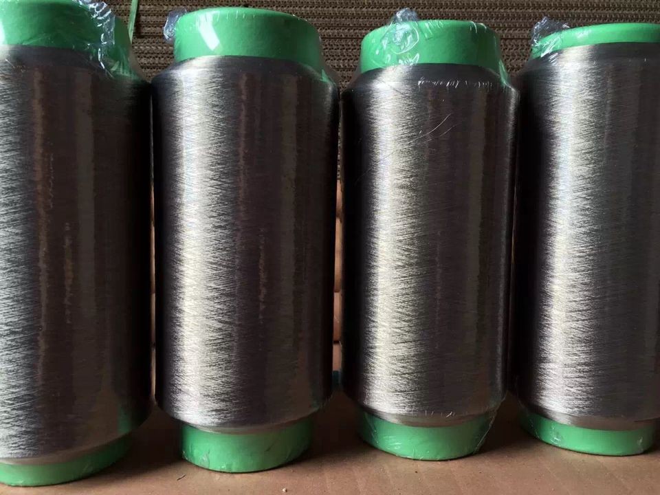 Buy cheap 40D,70D,100D,140D,200D,silver coated nylon conductive yarn product