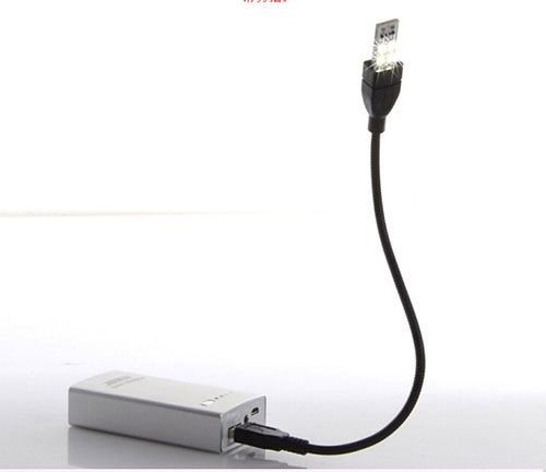 USB to USB Adapter OTG Host Cable with flexible metal cable