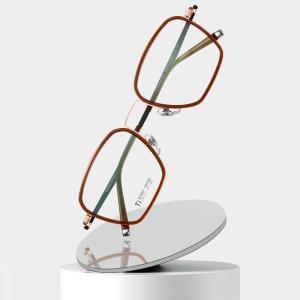 Buy cheap Customized Acetate Titanium Frame Glasses  Men Women For Computer Reading product