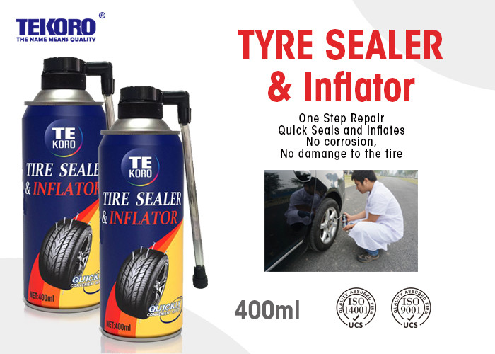 Buy cheap Non - Toxic Tire Sealer And Inflator For Fixing Flat Tire / Punctured Tire / Rubber Tire product