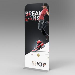 Buy cheap Economy EZ Tube Tension Fabric Displays , Customized Tension Fabric Pop Up Banner  product