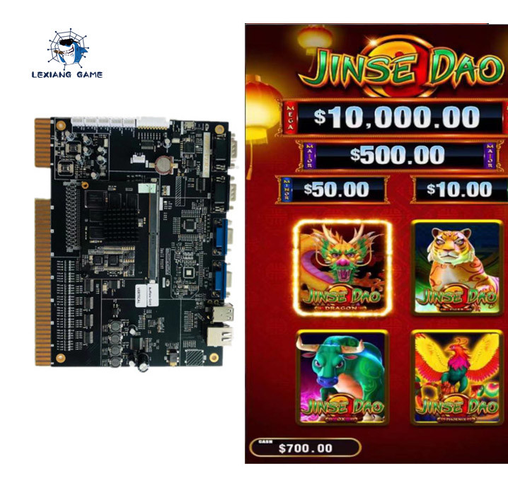 Buy cheap Jinse Dao 4 in 1 Jackpot Game Slot Machine Software Game Kit Accessories Video Casino Board product