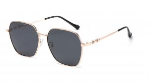 Buy cheap Oversized Metal Frame Sunglasses CE , Square Women'S Polarized Sunglasses product