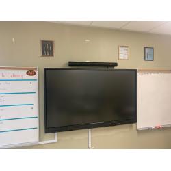 China 75 LED Interactive Boards 20 Touch Points With 0 GAP Smart Touch Whiteboard for sale