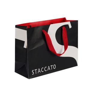 Buy cheap Luxury Recycled Paper Shopping Bags Custom Printed With Your Branded Logo product