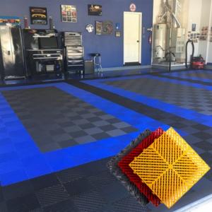 Buy cheap CE RoSH Vented Garage Floor Tiles Garage polypropylene floor tiles from wholesalers