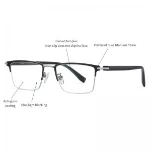 Buy cheap OEM/ODM Combination Glasses Half Frame Blue Light Blocking Eyewear product