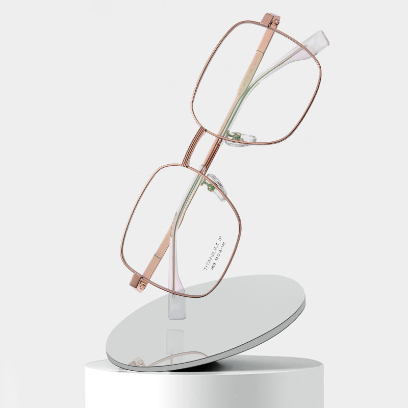 Buy cheap Titanium Frame optical eye glass Customization Unisex Higher Density product