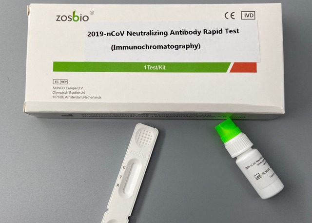 Buy cheap CE Coronavirus Neutralizing Antibody Rapid Test Detection Card Sample Buffer product