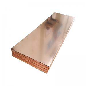 Buy cheap Annealed Pure Copper Sheet Bright Surface Heat Treating product