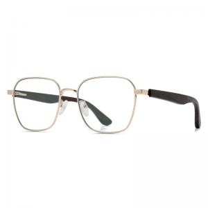 Buy cheap PC Metal Wooden Leg Glasses Optical Eyeglasses Spectacle Frame product