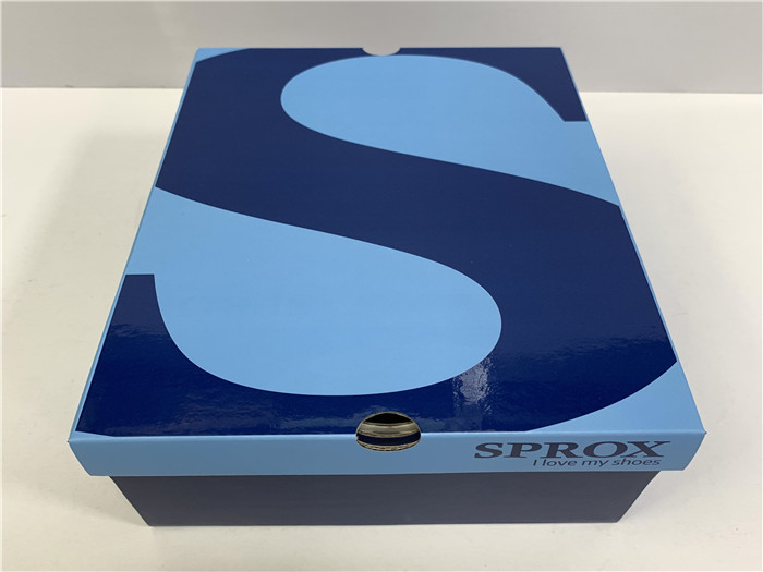 Buy cheap Size Color Customized Mens Shoe Boxes With Lids Golden / Silver Hot - Stamping product