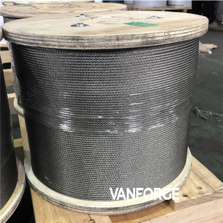 Buy cheap Round Marine Grade Stainless Steel Cable For Ship / Offshore Platform product