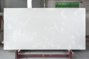 Buy cheap High Ridigity White Calacatta Artificial Quartz Stone Vanitytop product
