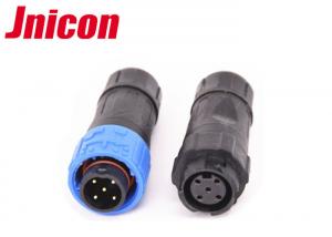 Buy cheap Jnicon 5 Pin Waterproof Male Female Connector IP67 Push Locking Connection product