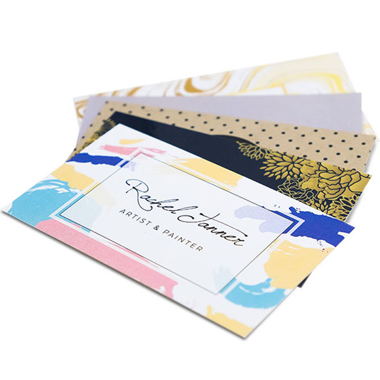 Buy cheap Personality Printed Paper Business Cards Embossed Gold Foil Luxury Business Cards Printing product