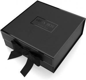 Buy cheap Black Magnet 1400gsm Folding Paper Gift Boxes product