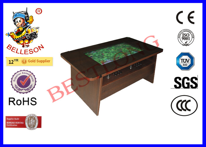 32 Inch Screen Arcade Coffee Table At Game Stores Wooden Color Drawer Style for sale