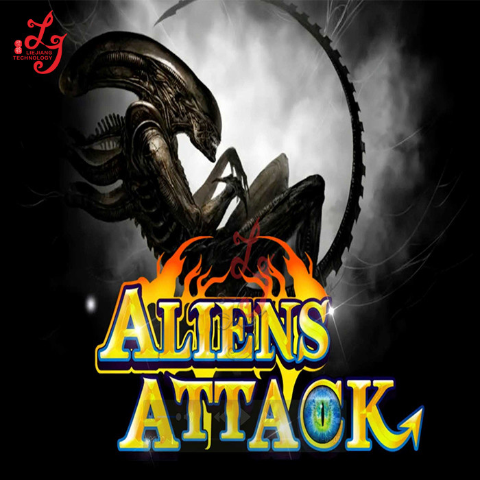 Aliens Attack Hunting Arcade Game Machine Fish Table Software for sale