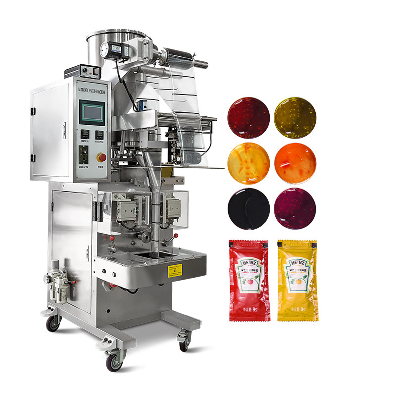 Buy cheap Chili Oil Liquid Ketchup Sachet Packing Machine Fully Automatic Semi Fluid from wholesalers
