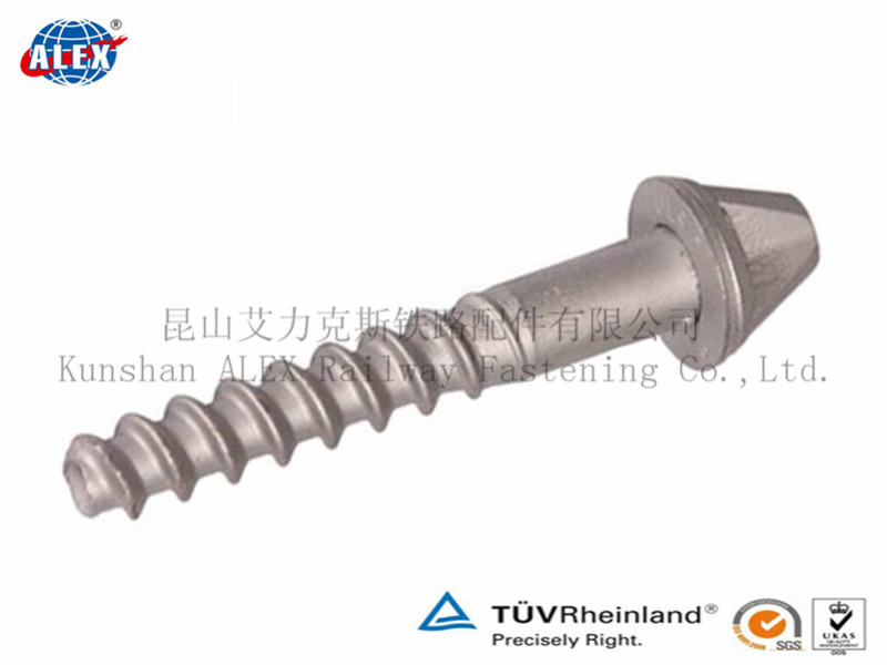 Buy cheap Railway Professional Fasteners Supplier Screw Spike product