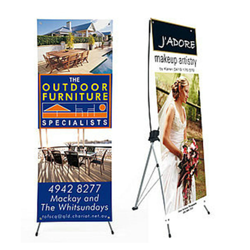Buy cheap Advertising x banner standing banner promotional display economic printing x-banner product
