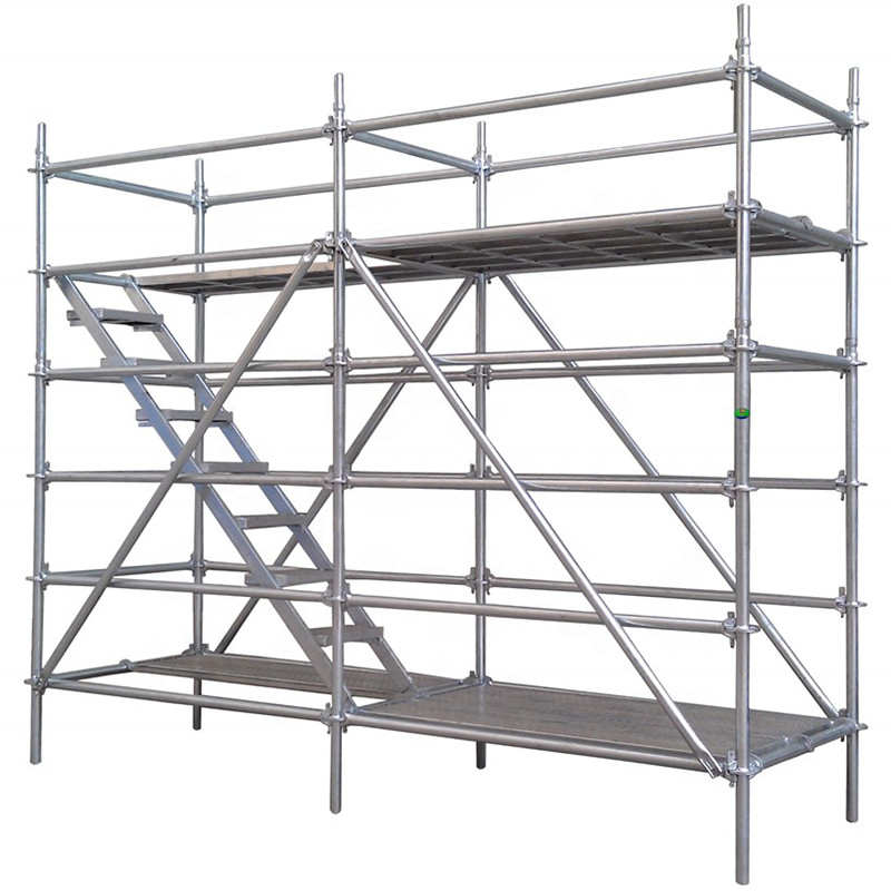 Buy cheap Ring Lock Mobile Steel Scaffolding for Construction Concert product