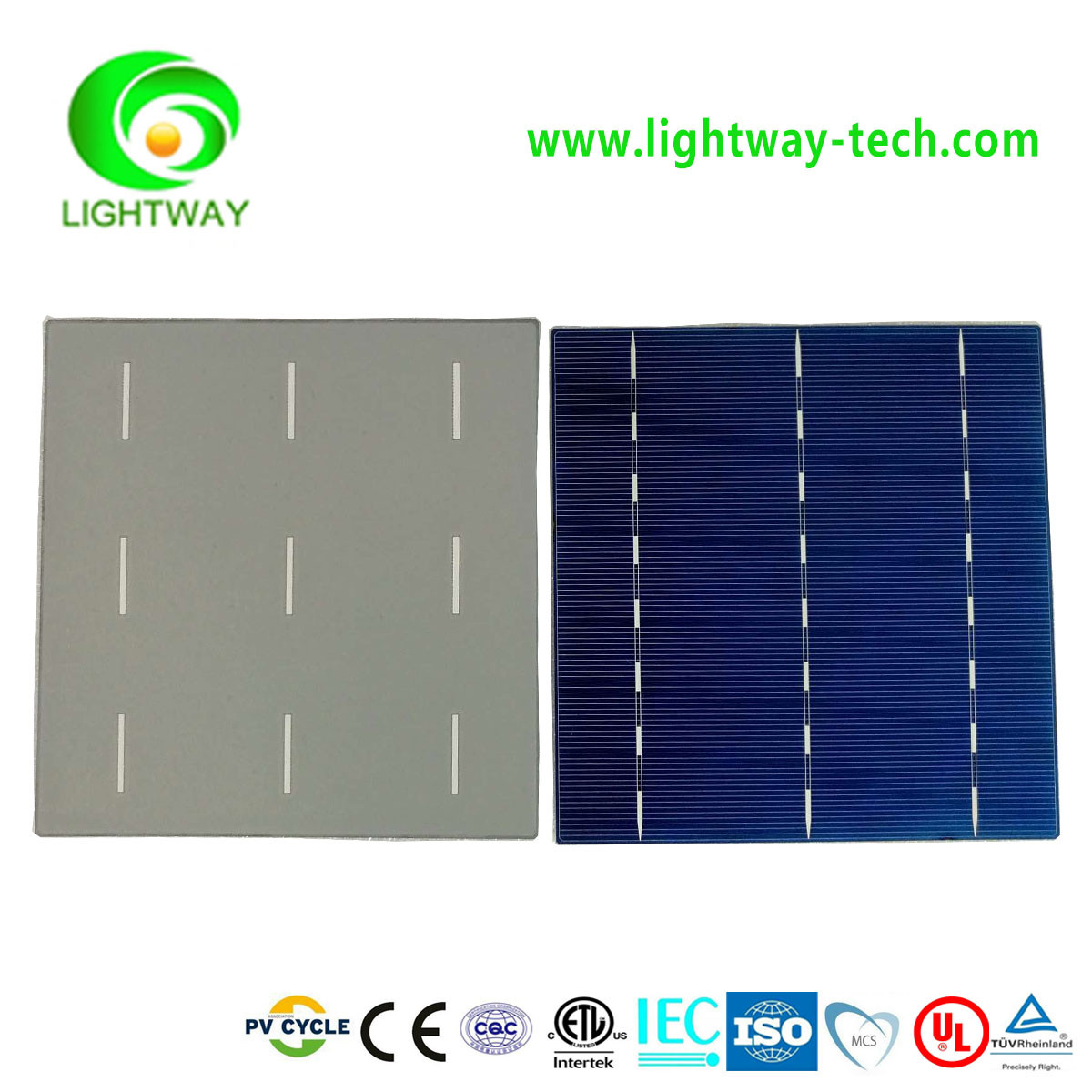 Buy cheap 2016 hot sale Taiwan Brands 6*6 inch Poly 3BB 17.6-18.4% eff.A Grade solar cells from wholesalers