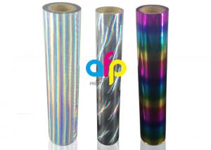 Buy cheap Strong Adhesion Laser Holographic Rainbow Hot Stamping Foil For the Fabrics product