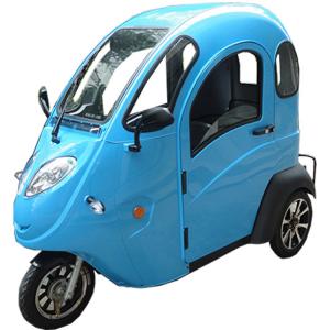 Buy cheap Passenger Plastic Cabin 3 Wheel Electric Tricycle 140kg Loading product