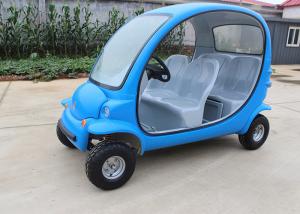 Buy cheap Blue Electric Sightseeing Car 4 Wheels For Renting 2250*1220*1550mm 7 Km/H Max product