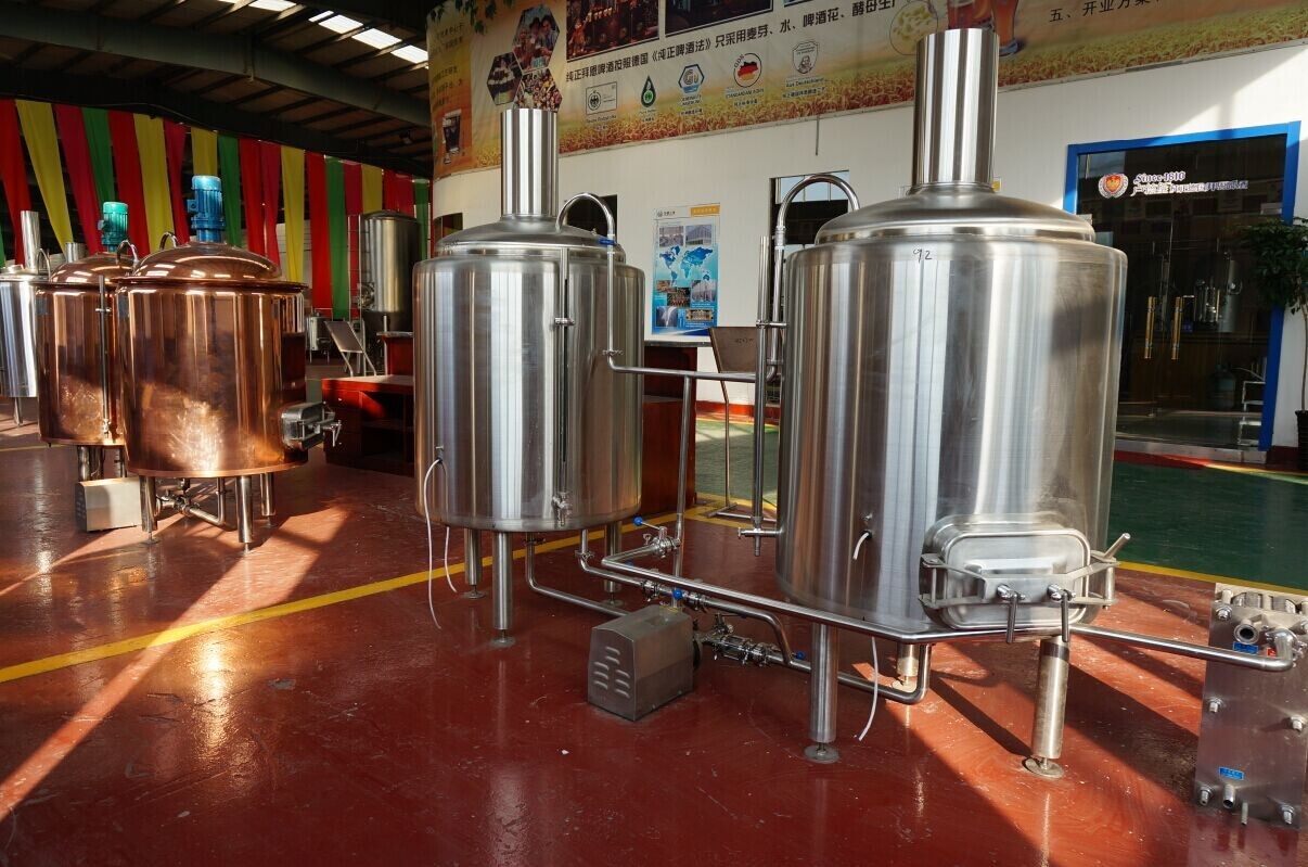 Automated Beer Brewing System Micro Beer Equipment Stainless Steel 304 for sale