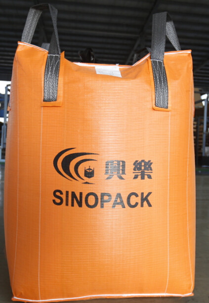 Buy cheap Orange 500kg Big Bag FIBC With Filler Cords , Large FIBC Jumbo Bag product