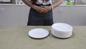 Buy cheap eco friendly box takeaway biodegradable food packaging disposable plates product
