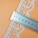 White lace fabric french lace crochet cotton border lace trim embroidery