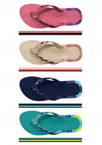 China Women′s Thong Slip-on Sandals Braided Strappy Flat Flip Flops Handcraft Non-Slip Fashion Slippers on sale