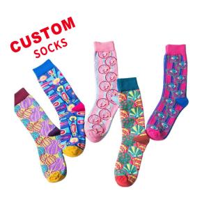 Buy cheap In-stock Wholesale Custom Design Cotton Sports Socks Autumn Winter Stylish Novelty Creative Cartoon Women's Hosiery product