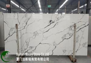 Buy cheap Calacatta Quartz Slab product