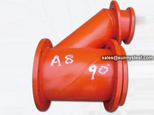 Buy cheap Cast Basalt Lined Steel Special Shape Pipe product