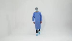 Buy cheap Doctor Nurse Disposable Hospital Surgical Gowns AAMI Level 4 Disposable Gowns product