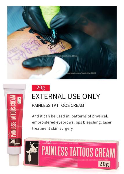 Painless Tattoo Cream Numbing Anesthetic Cream Licocaine Cream For Permanent