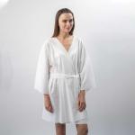 Wholesale Unisex White Waffle Dressing Gown PP Beauty Salon Kimono Robes